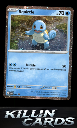 Squirtle - 048 (Cosmos Holo) 048 Pokemon Promo SV: Scarlet & Violet Promo Cards - Image 1