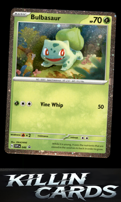 Bulbasaur - 046 (Cosmos Holo) 046 Pokemon Promo SV: Scarlet & Violet Promo Cards - Image 1