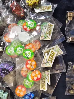 Pokemon Dice And Condition Tokens Bulk Lot 45x Dice Bags Plus Status Tokens - Image 4