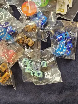 Pokemon Dice And Condition Tokens Bulk Lot 45x Dice Bags Plus Status Tokens - Image 5
