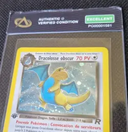 Dracolosse Obscur Holo 5/82 Edition 1 Team Rocket Pokemon 2001 Swirl Spirouli FR - Image 2
