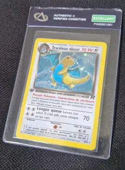 Dracolosse Obscur Holo 5/82 Edition 1 Team Rocket Pokemon 2001 Swirl Spirouli FR - Image 5
