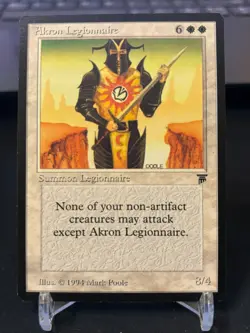 Magic the gathering MTG Legends Akron Legionnaire Never Played vintage - Image 1
