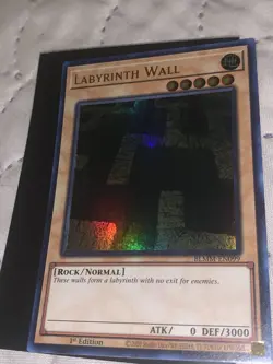 YuGiOh! x2 Labyrinth Wall BLMM-EN099 1st Edition Ultra Rare NM/M - Image 5