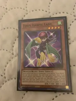YuGiOh! Toon Harpie Lady TOCH-EN002 1st Edition Super Rare NM - Image 1