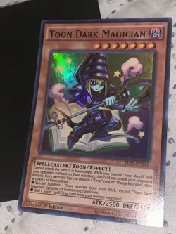 YuGiOh! Toon Dark Magician TDIL-EN032 1st Edition Super Rare NM - Image 3