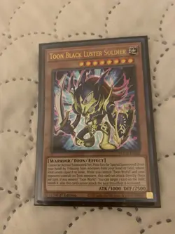 YuGiOh! Toon Black Luster Soldier TOCH-EN001 1st Edition Ultra Rare NM - Image 1