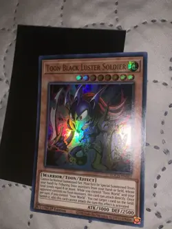 YuGiOh! Toon Black Luster Soldier TOCH-EN001 1st Edition Ultra Rare NM - Image 3