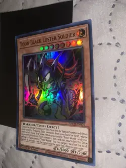 YuGiOh! Toon Black Luster Soldier TOCH-EN001 1st Edition Ultra Rare NM - Image 4