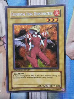 YUGIOH ELEMENTAL HERO BURSTINATRIX Limited Edition Secret ECH1-EN002 VLP - Image 1