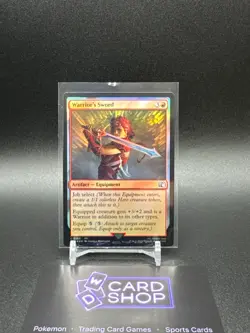 Warrior's Sword Final Fantasy (Foil) MTG FIN 169 Artifact Red - Image 1