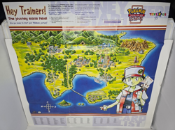 Pokemon Trading Card Game League MAT POSTER & MAP - Vintage 1999 Toys R Us Promo - Image 3