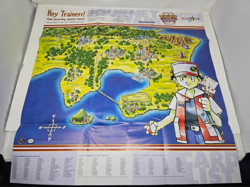 Pokemon Trading Card Game League MAT POSTER & MAP - Vintage 1999 Toys R Us Promo - Image 4