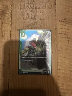 Wing Gundam (Bird Mode) Alternate Art Foil -ST02-002 C NM -Gundam TCG Card Game - Image 1