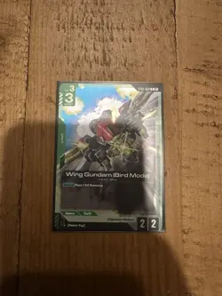 Wing Gundam (Bird Mode) Alternate Art Foil -ST02-002 C NM -Gundam TCG Card Game - Image 1