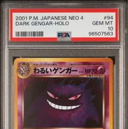 PSA10 Pokemon Card Gengar Lv.32 Holo Old Back Rare Vintage Japan - Image 4