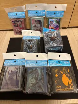 Pokemon Card Deck Case & Sleeves Bulk Lot - Darkrai, Lucario, Charizard, More - Image 1