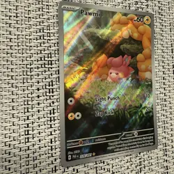Pawmi 226/091 Paldean Fates Illustration Rare Holo Pokemon Card TCG English LP - Image 3
