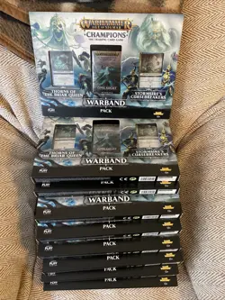 9x warhammer age of sigmar champions The Trading Card Game Boxes Bundle - Image 1