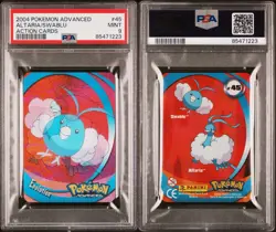 2004 POKEMON ADVANCED ALTARIA/SWABLU ACTION CARD LENTICULAR • PSA 9 - POP 6 - Image 1