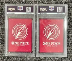 PSA 10 Sequential Luffy Zoro OP01-001Jump 2024 Promo One Piece Card Japanese JP - Image 2