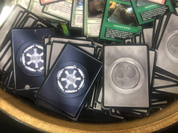 Star Wars CCG 113 Card LOT of Rare Lot Damaged & Mixed Condition- 1998 Decipher - Image 3