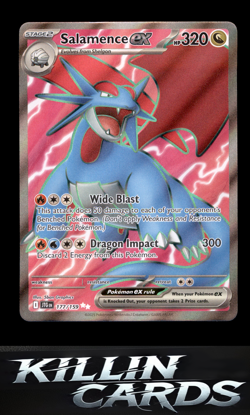 Salamence ex - 177/159 177/159 Pokemon Ultra Rare SV09: Journey Together Card NM - Image 1