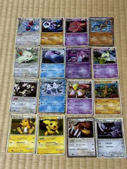Pokemon TCG Japanese 16-Card Bulk Lot Mixed Set LP/MP - Image 1