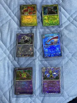 Pokemon TCG Master Ball Mirror Holo Cards 6-Card Bulk Lot LP - Image 1