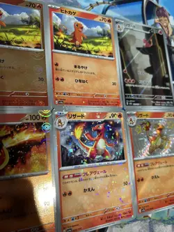 Pokemon TCG Charmander Monsta Ball Mirror Holo & Charmeleon AR 6-Card Lot LP - Image 3