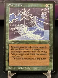Magic the gathering MTG Legends Winter Blast Never Played vintage - Image 1