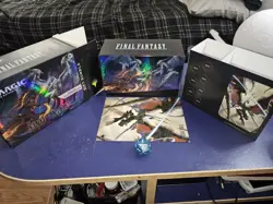MTG Final Fantasy Empty Gift Bundle Box And Die Magic The Gathering - No Cards - Image 1