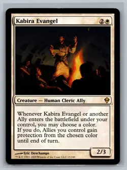 Magic The Gathering Zendikar Kabira Evangel #15/249 MTG TCG CCG - Image 1