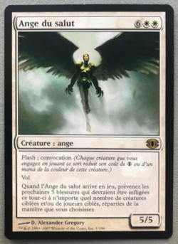 mtg magic Angel of salvation future sight FRENCH vf fr Ange du salut vision de - Image 1