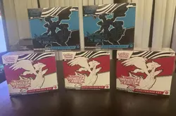 Pokemon Black Bolt and White Flare Elite Trainer Box ETB Set of 5, *NEW SEALED* - Image 1