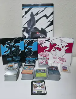 Pokemon TCG Black Bolt and White Flare Elite Trainer Box ETB Bundle, 380 Cards - Image 1