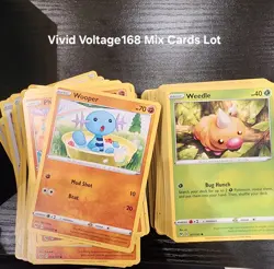 Bulk Of Pokemon Vivid Voltage Pokemon Cards, 168 Cards Mix Lot - Image 1