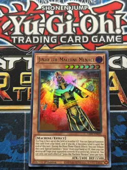 Yugioh - Jinzo the Machine Menace LED7-EN031 1st Edition Ultra Rare NM - Image 1