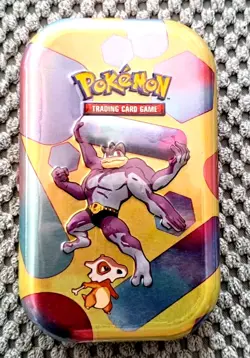Pokemon Trading Card Game - Mini Tin Box Crimson & Purple - 151 - New - Image 1