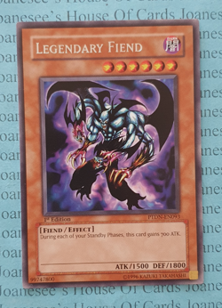 PTDN-EN093 Legendary Fiend Rare Yu-Gi-Oh Card 1st Edition NM - Image 1