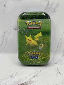 Pokemon TCG: GO Mini Tin - Pikachu (2 Booster Packs, 1 Art Card)[COMPLETE] - Image 1