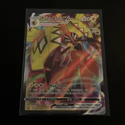 Tapu Koko Vmax 051/163 Ultra Rare Battle Styles SWSH Pokemon Card NM/M - Image 1