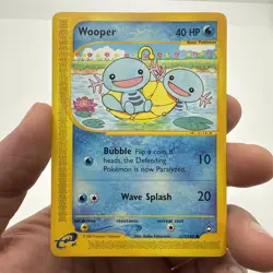 Pokemon Card - Wooper Aquapolis 117/147 Common Non Holo And Wooper 083/185 - Image 2