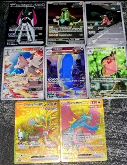 Lot Of 8 Full Art Ex Pokemon Card Lot - Image 1