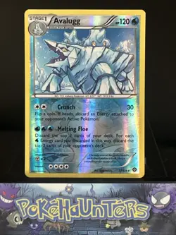 Pokemon Card Avalugg 37/114 Steam Siege Reverse Holo Rare L/P - Image 1
