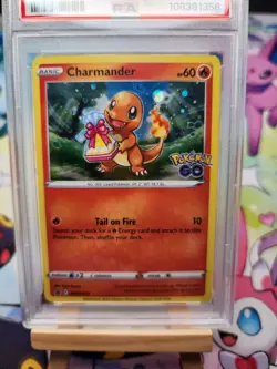 PSA 9 2022 Pokemon SWSH232 Charmander Promo Card - Pokemon Go - 🇨🇦 Seller - Image 2