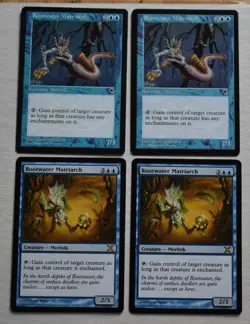 MTG Lot 4x Rootwater Matriarch Rare Blue Merfolk Creature - Image 2