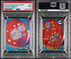 2004 POKEMON ADVANCED KOFFING/WEEZINGACTION CARDS LENTICULAR • PSA 9 - POP 1 - Image 1