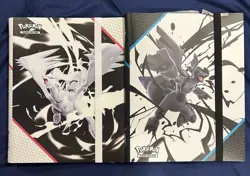 Lot Of 2 Pokemon Black Bolt & White Flare Binder * BINDERS ONLY* - Image 1
