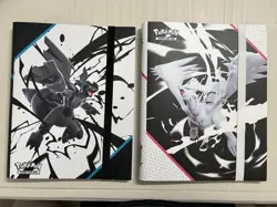 Lot Of 2 Pokemon Black Bolt & White Flare Binder * BINDERS ONLY* - Image 1